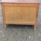Vintage chest of drawers from the 50s in solid oak legs compass 4 drawers