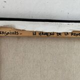 Painting "The Queen's Hamlet" - Versailles, signed