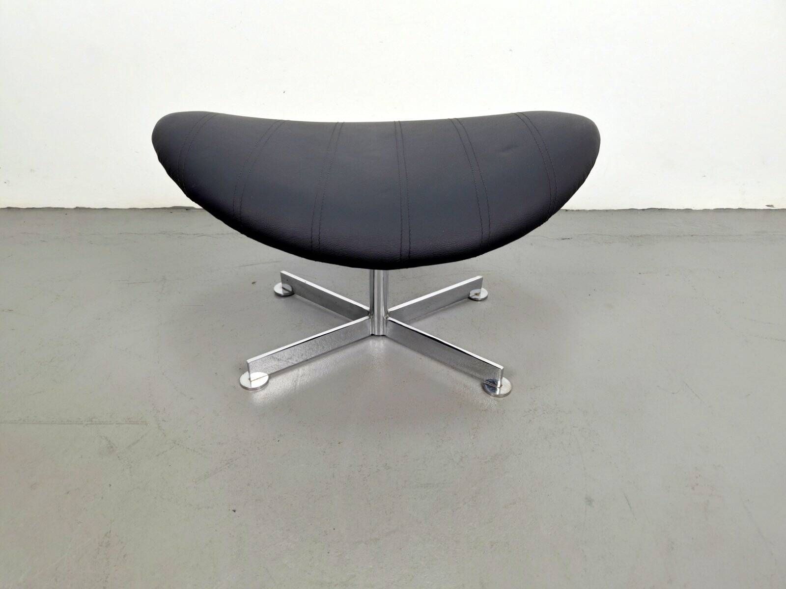 Vintage Lip Ottoman by Rudolf Wolf for Rohe Noordwolde, 1960s