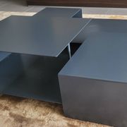 Table basse living divani b2 metal gris