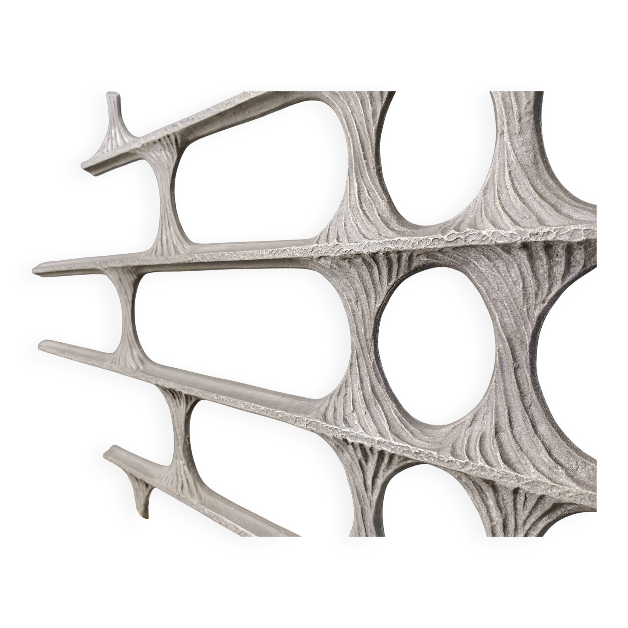 Vintage large brutalist wall sculpture, 1970s