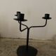 Wrought iron candlestick
