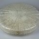 60s 70s Ceiling Light Lamp Plafoniere Flush Mount Ice Glass Hillebrand
