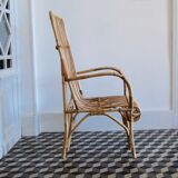 Rattan armchair