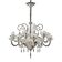 Majestic Imperial Murano Glass “Rigadin” Chandelier in Crystal Clear