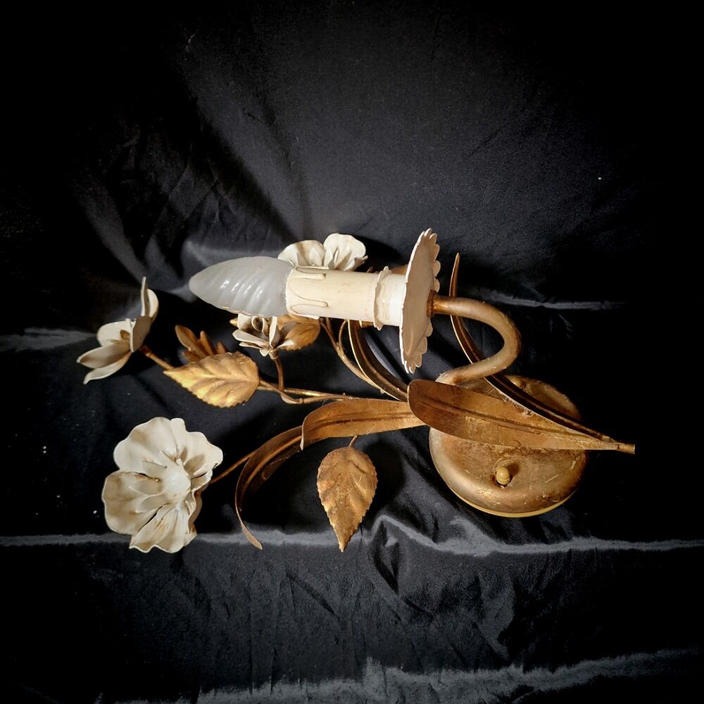 Paire d'appliques florale masca italie