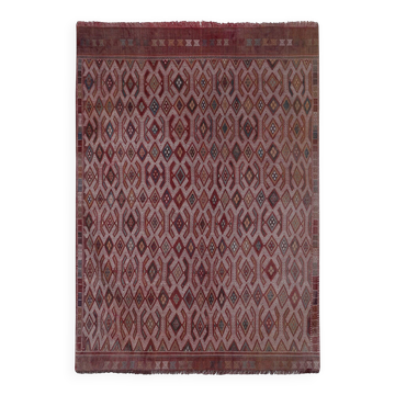 Tapis Kilim turc vintage tissé main