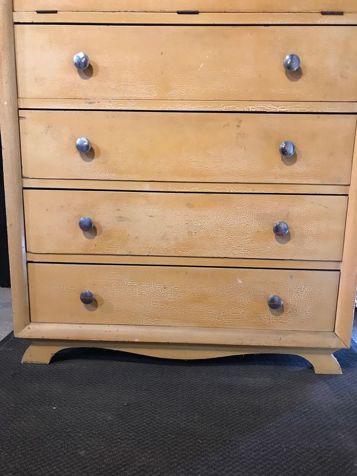 Writing desk 4 vintage drawers