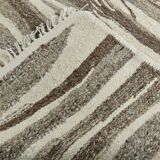 Vintage Ethnic Striped Kilim Runner Rug, 79x356Cm