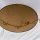 Miroir oval époque art déco 60x36cm
