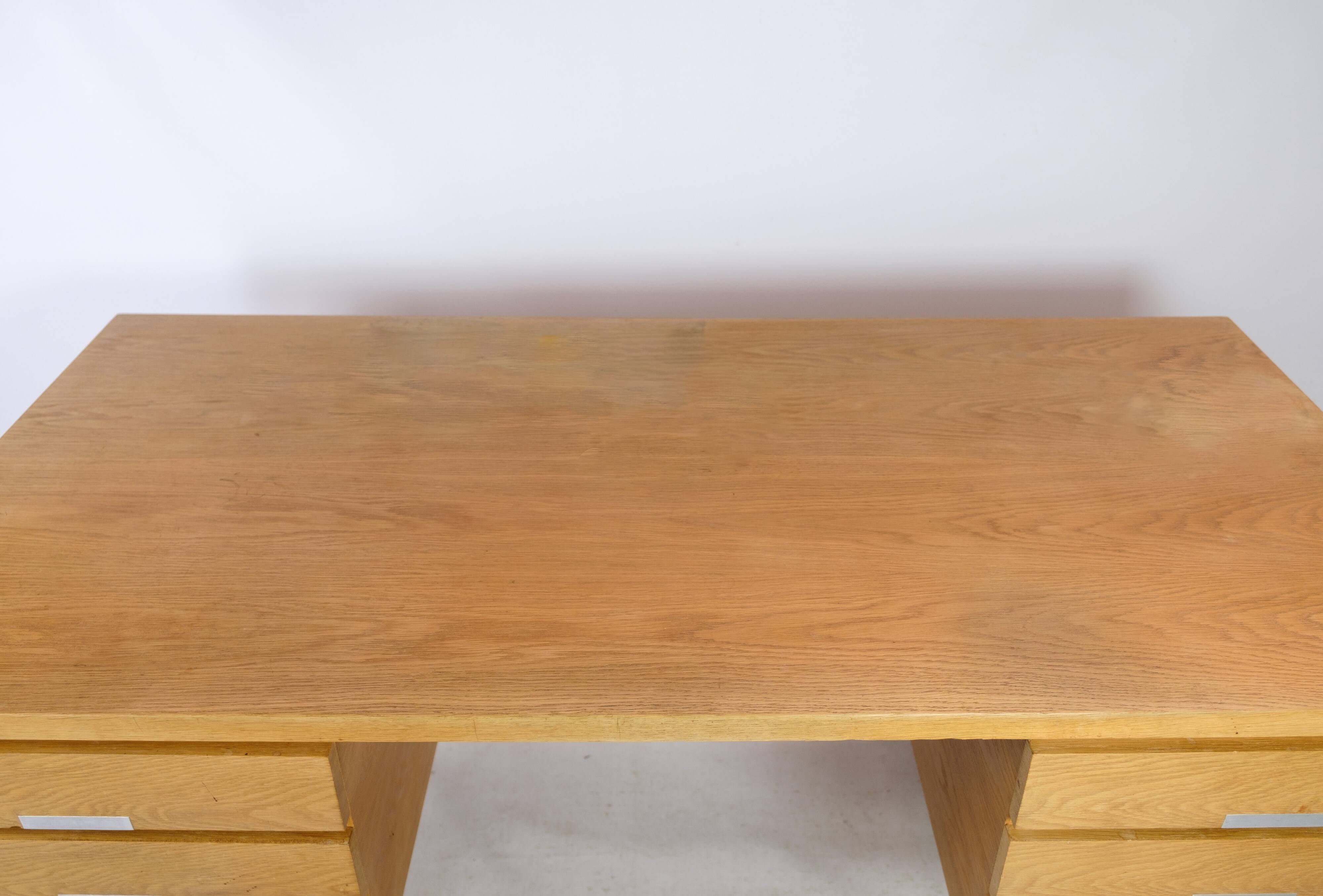 Oak Desk Model EP-401 By Kai Kristiansen & Eigil Pedersen From 1960s