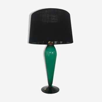 Lampe verre vert