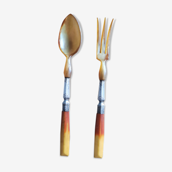 Vintage salad cutlery