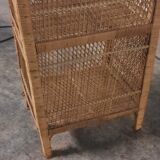 Meuble vintage en rotin