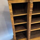 Victorian Oak Breakfront Bookcase