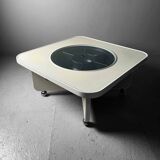 Table basse avec plateau à goûter rotatif, années 70, Allemagne
