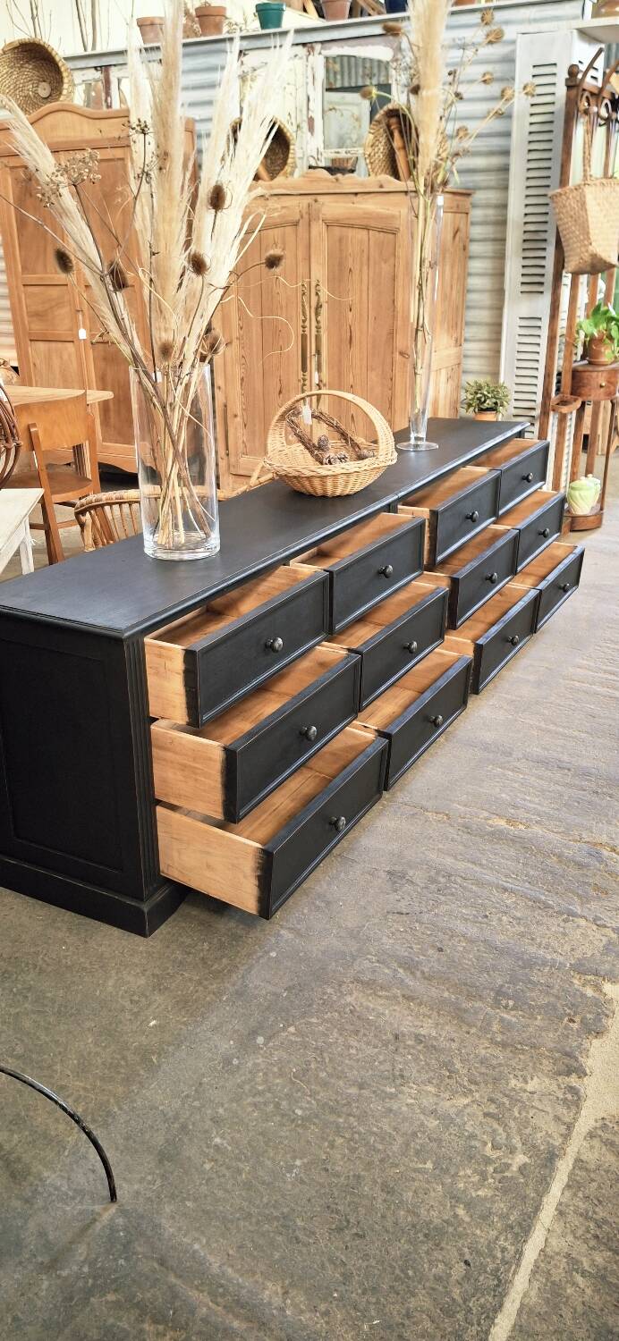 Craft cabinet with drawers