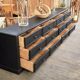 Craft cabinet with drawers