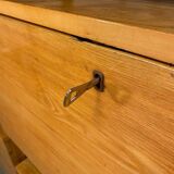 Modular bookcase with vintage wardrobe 60