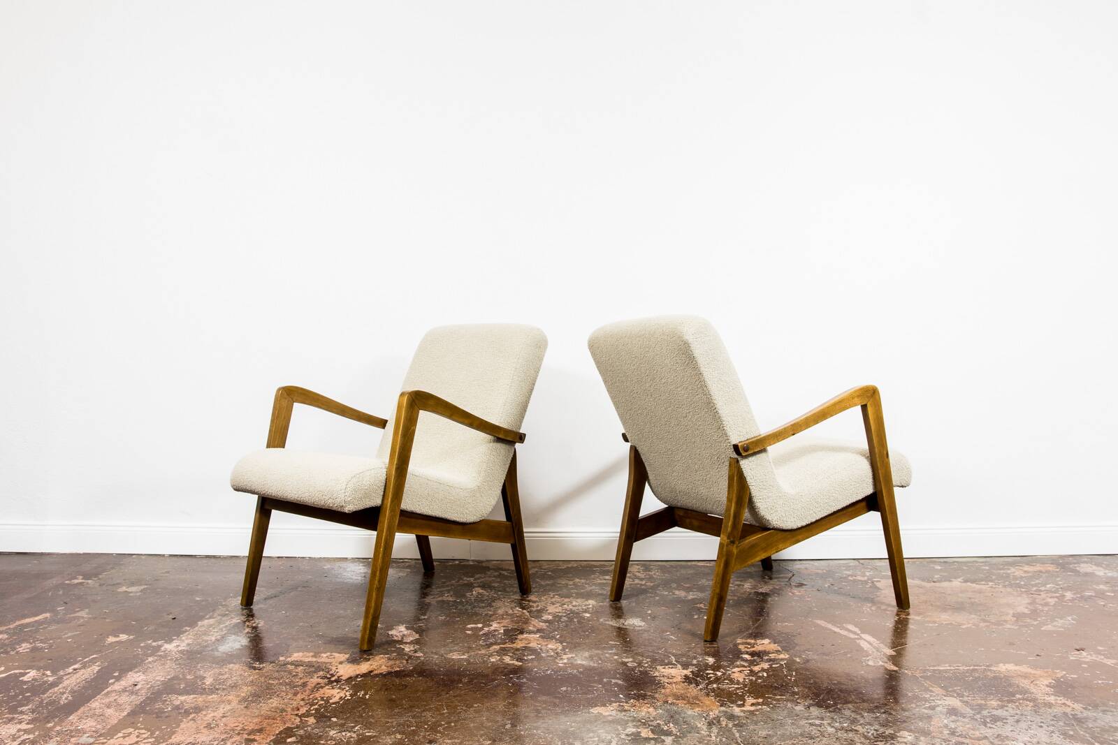 Mid-century modern armchairs Type 300-138 from BFM, 1960s, set of 2