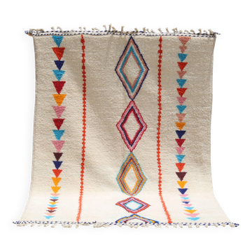 Grand tapis coloré fait main, 285 x 200 cm - G1028