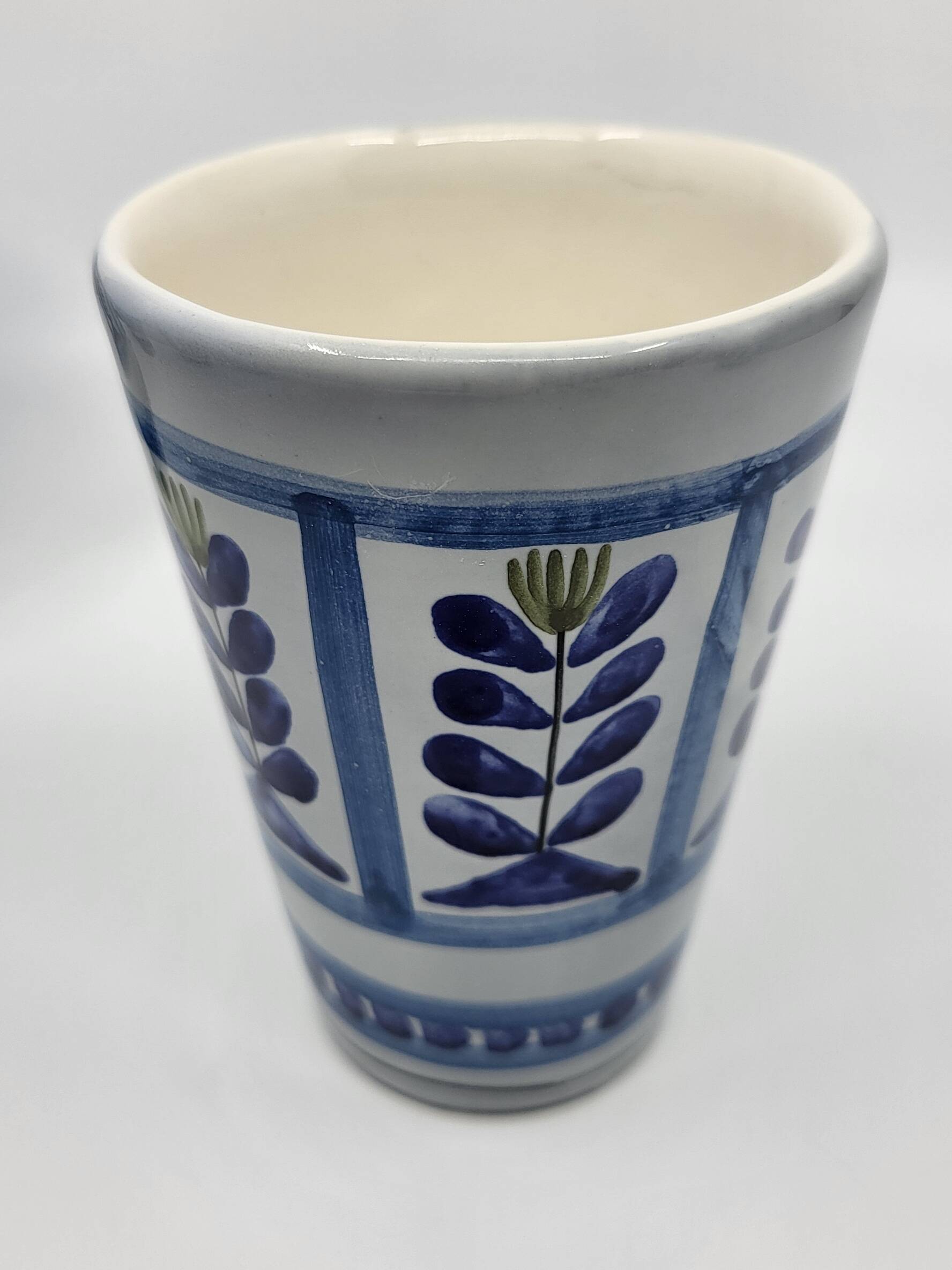 Roger Capron Ceramic Cups/Mugs (Set of 6) 1970 Vintage
