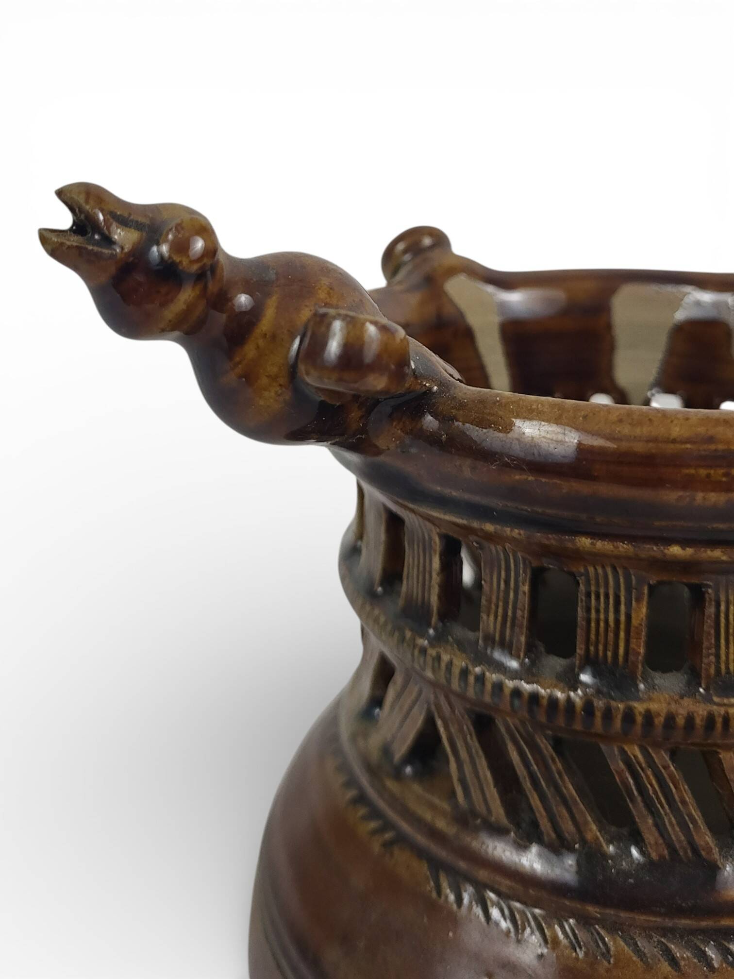 Deceptive pitcher in stoneware signed Jean-Claude Seguin (1954-)