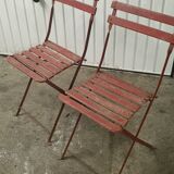 4 chaises pliantes de square