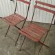 4 chaises pliantes de square