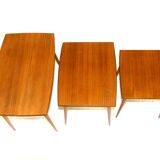 Teak side tables, Sweden, 1950