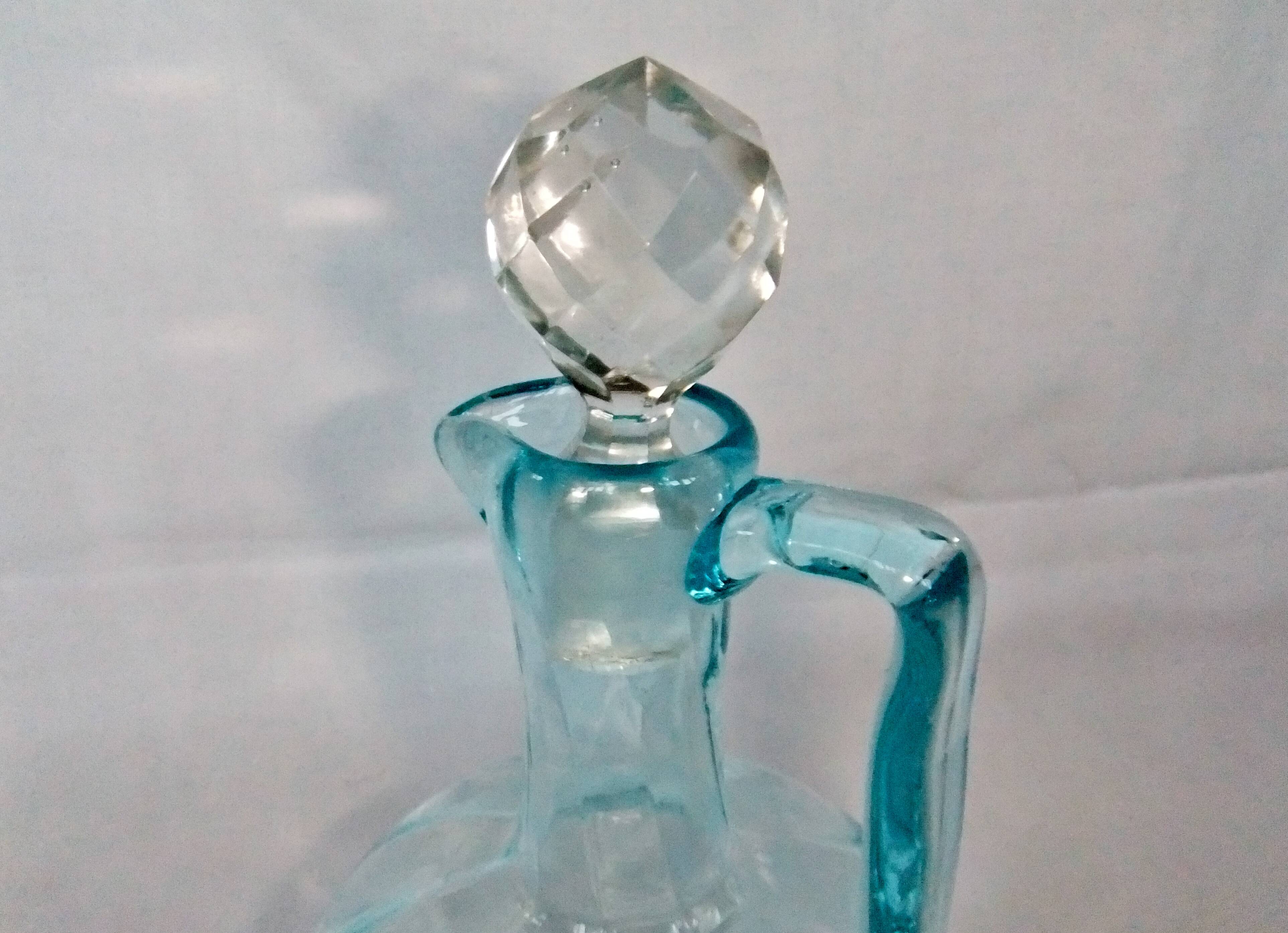 Old blown glass carafe George Sand collection