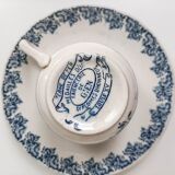 Gien earthenware coffee service, Terre de fer