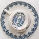 Gien earthenware coffee service, Terre de fer