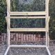 Wooden canopy 3 windows with bellows and abbatant