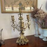 Chandelier en bronze doré xixème