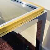 Rectangular coffee table. Flaminia Belgochrom W. Rizzo Vintage 70s