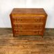 Modernist typical art deco chest of drawers in light oak with 3 drawers
