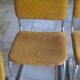 Lot de 4 chaises tubulaire chromé vintage