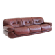 Sapporo Italian leather sofa Mobil Girgi 1970s