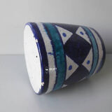 Pair of blue ceramics - Scandinavian cups