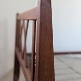 Bed, daybed, style reconstruction, in oak, 1950s.