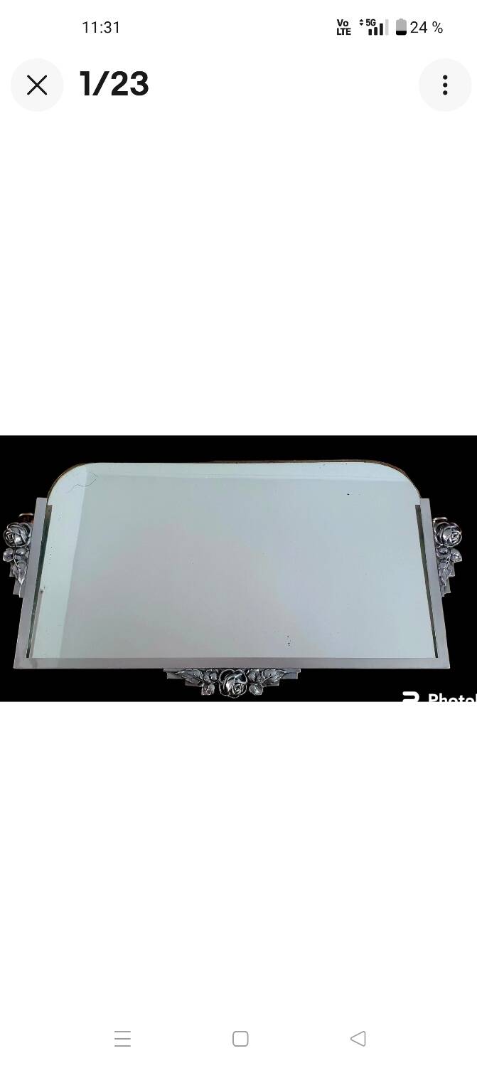 Art Deco wall mirror