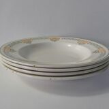 Terre de fer 4 assiettes creuses savigny