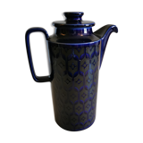 Art deco style coffee maker midnight blue