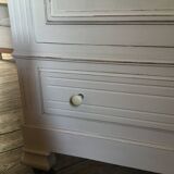 Old patinated wardrobe