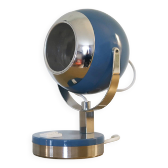 Vintage blue eyeball lamp