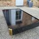 Vintage black coffee table from the 50s
