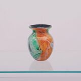 “Silice création” vase by Jean Michel OPERTO in blown glass