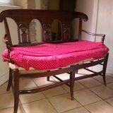 Banquette provençale rustique XXè à pailler