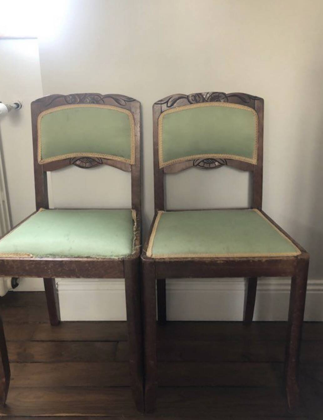 Pair of Art Deco chairs